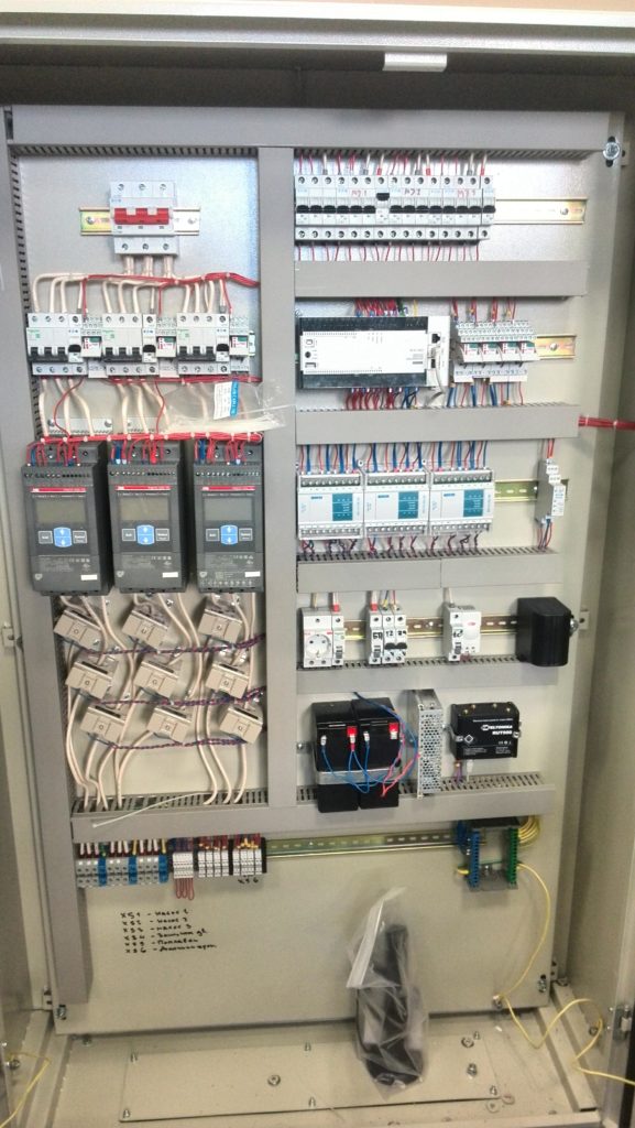 Автоматизация скважин- шкаф управления скважиной с контролером и УПП